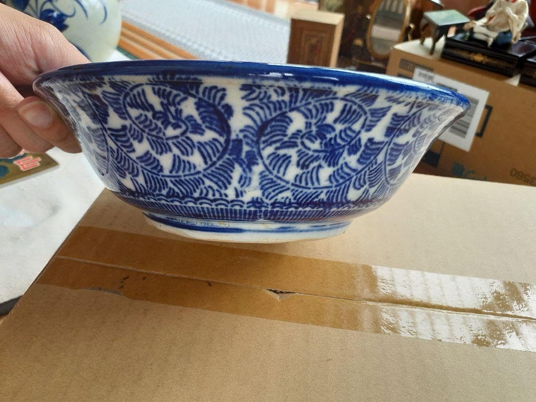 骨董品 ベロ藍 皿 中鉢 ✨SAIL✨染付中鉢3種 幕末～明治